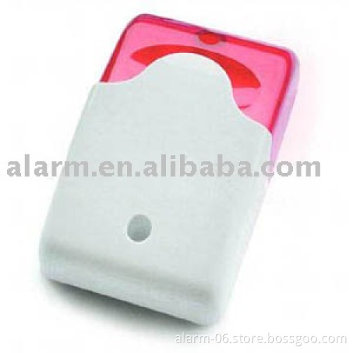 wireless siren with flash for home security system